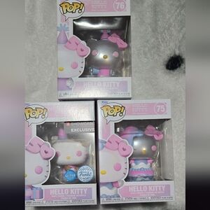 Funko Pop Hello Kitty Anniversary Edition X 3